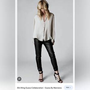 GUC Elin Kling for Marciano Black Leather Shoes